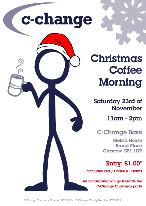 Christmas Coffee Morning Poster